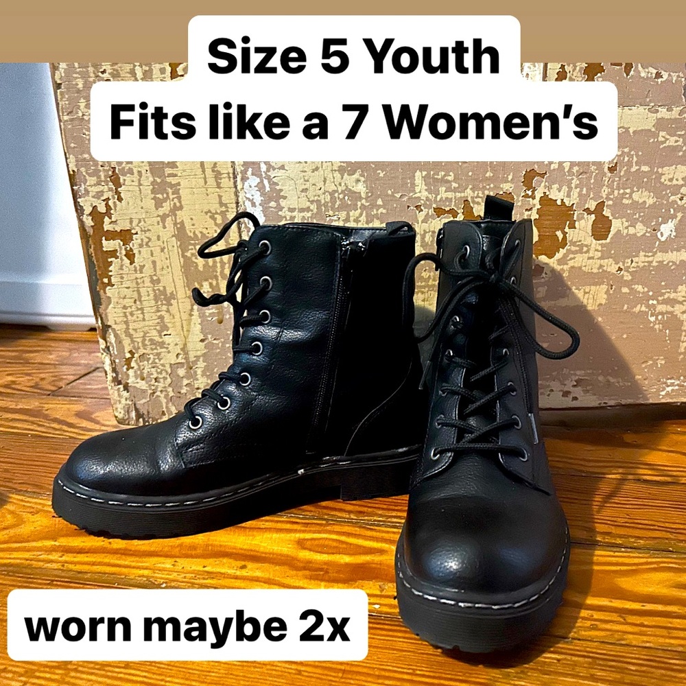 Sincerely Jules Combat Boots